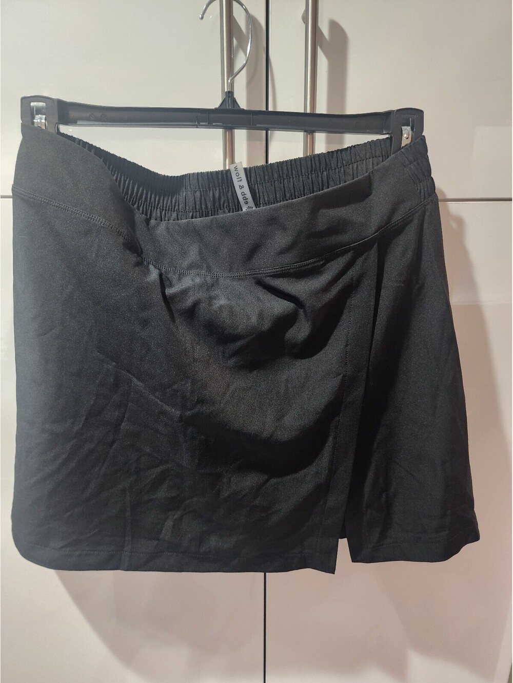 Ebb & Flow Women's Black Relaxed Fit Skirt with Elastic Waistband Size XL